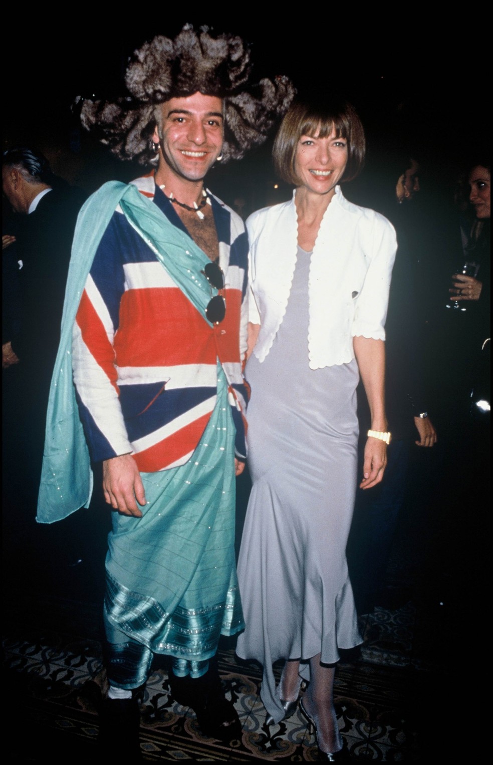 Galliano e Anna Wintour — Foto: Divulgação