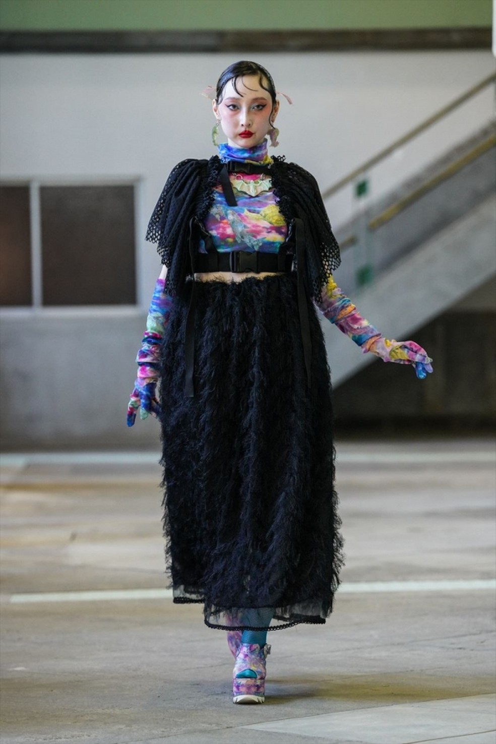 Marca leva vida marinha à semana de moda de Tóquio — Foto: Reprodução/Rakuten Fashion Week
