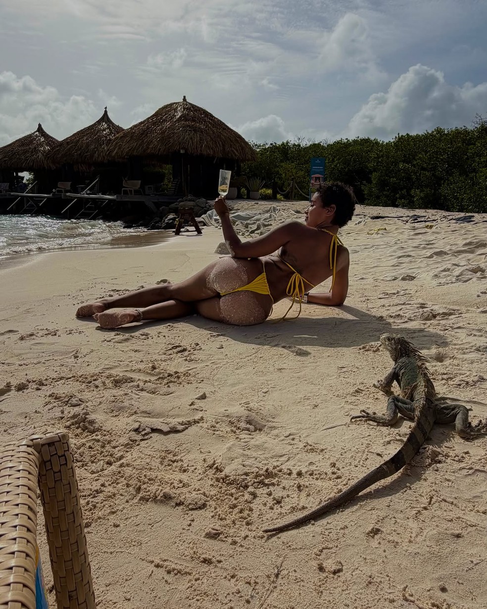 De férias, Gabz publica registros de viagem ao Caribe — Foto: Reprodução/ Instagram
