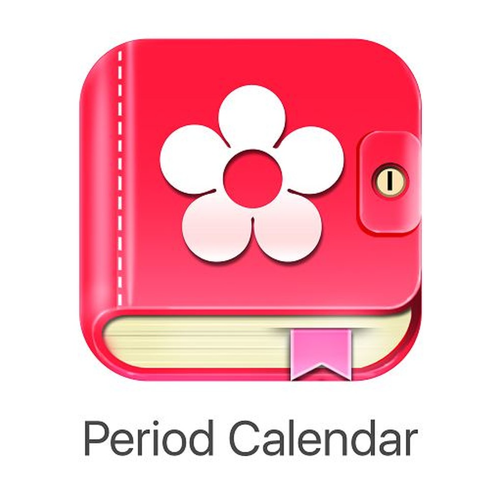 Aplicativo Meu Calendário, que monitora o ciclo menstrual — Foto: Divulgação
