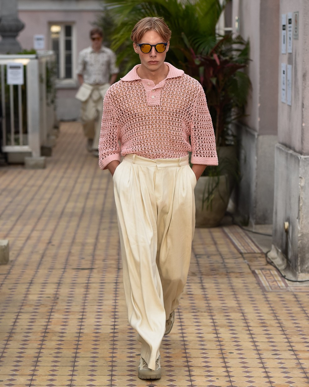 João Pimenta no SPFW — Foto: Divulgação/Agfotosite