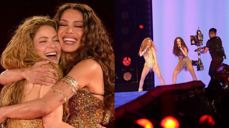 Após megashow no Rio de Janeiro, Shakira exalta amizade com Anitta: 'Você é linda'