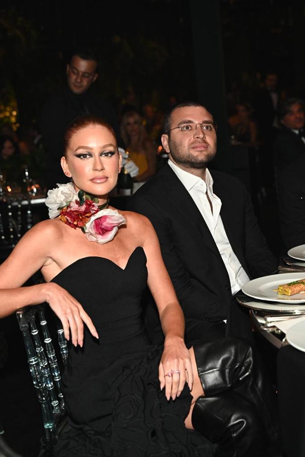 Marina Ruy Barbosa e Elie Saab Jr — Foto: Manu Scarpa, Ale Virgilio, Lu Prezia