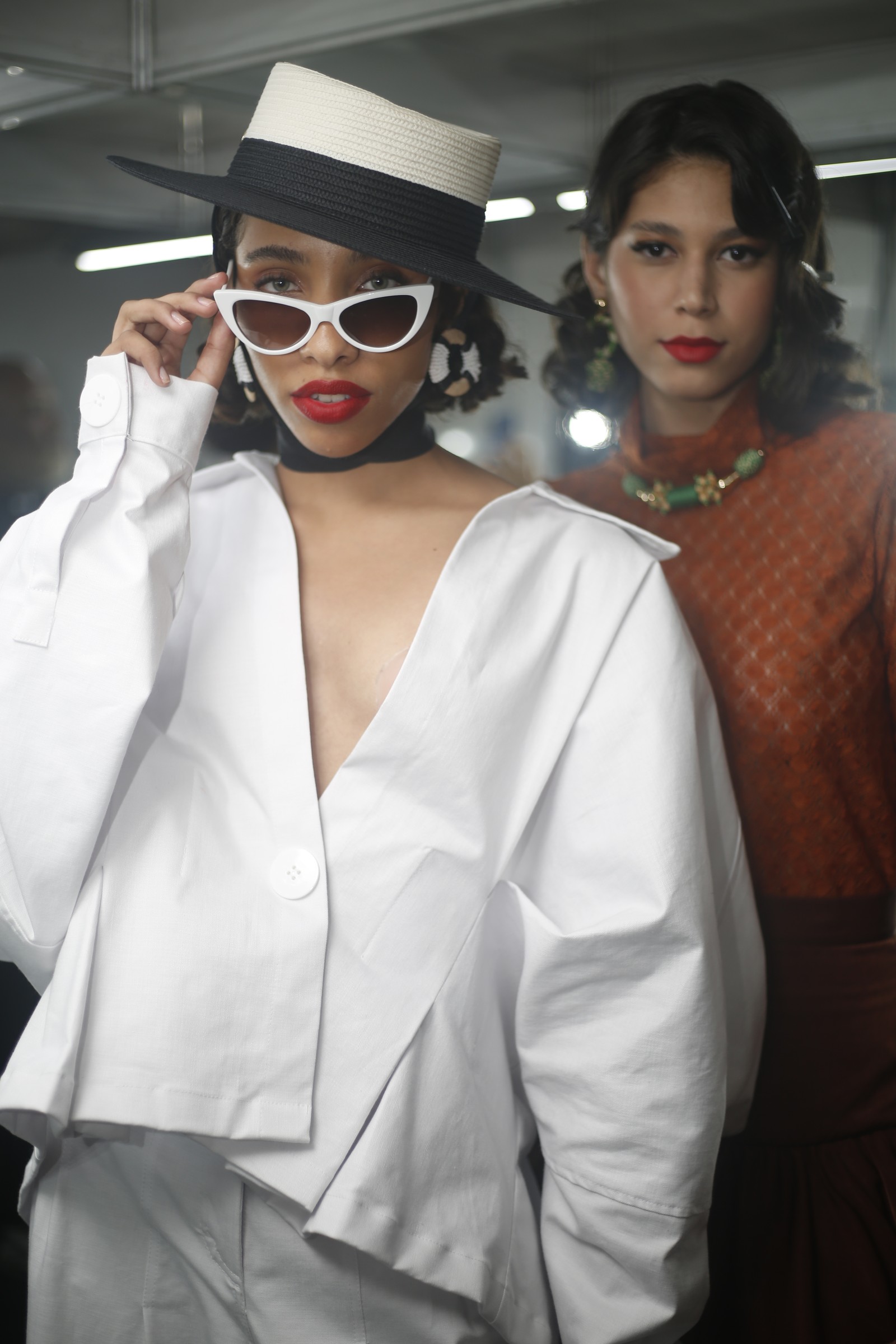 Chapéus - SPFW 54 - Santa Resistência — Foto: Gabriel Benati