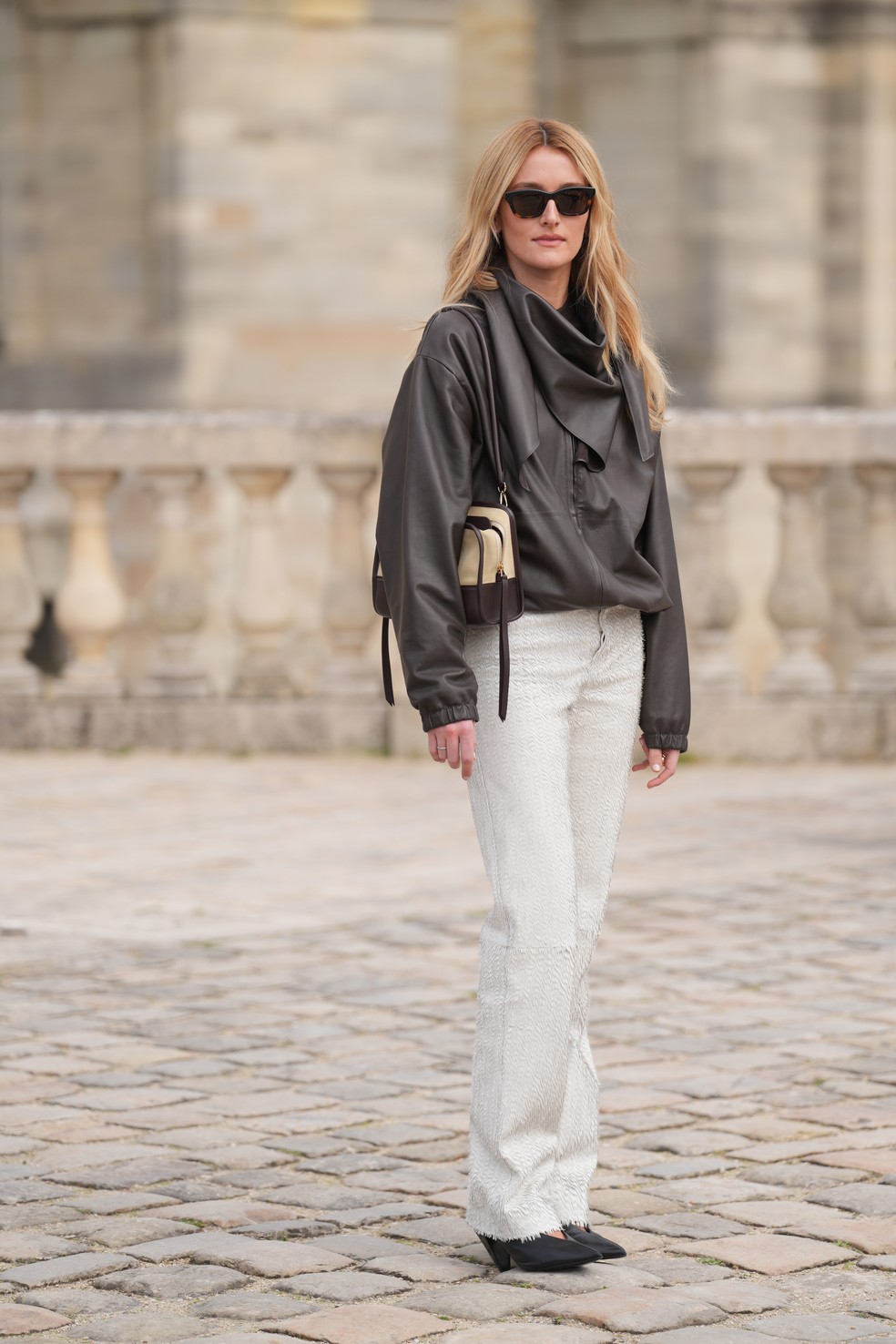 O estilo de Sarah Pidgeon — Foto: Getty Images