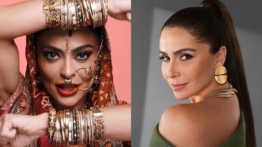 Fãs de Giovana Antonelli pedem Jade em trend de maquiagem indiana e atriz expõe gafe: 'Não é Marrocos'