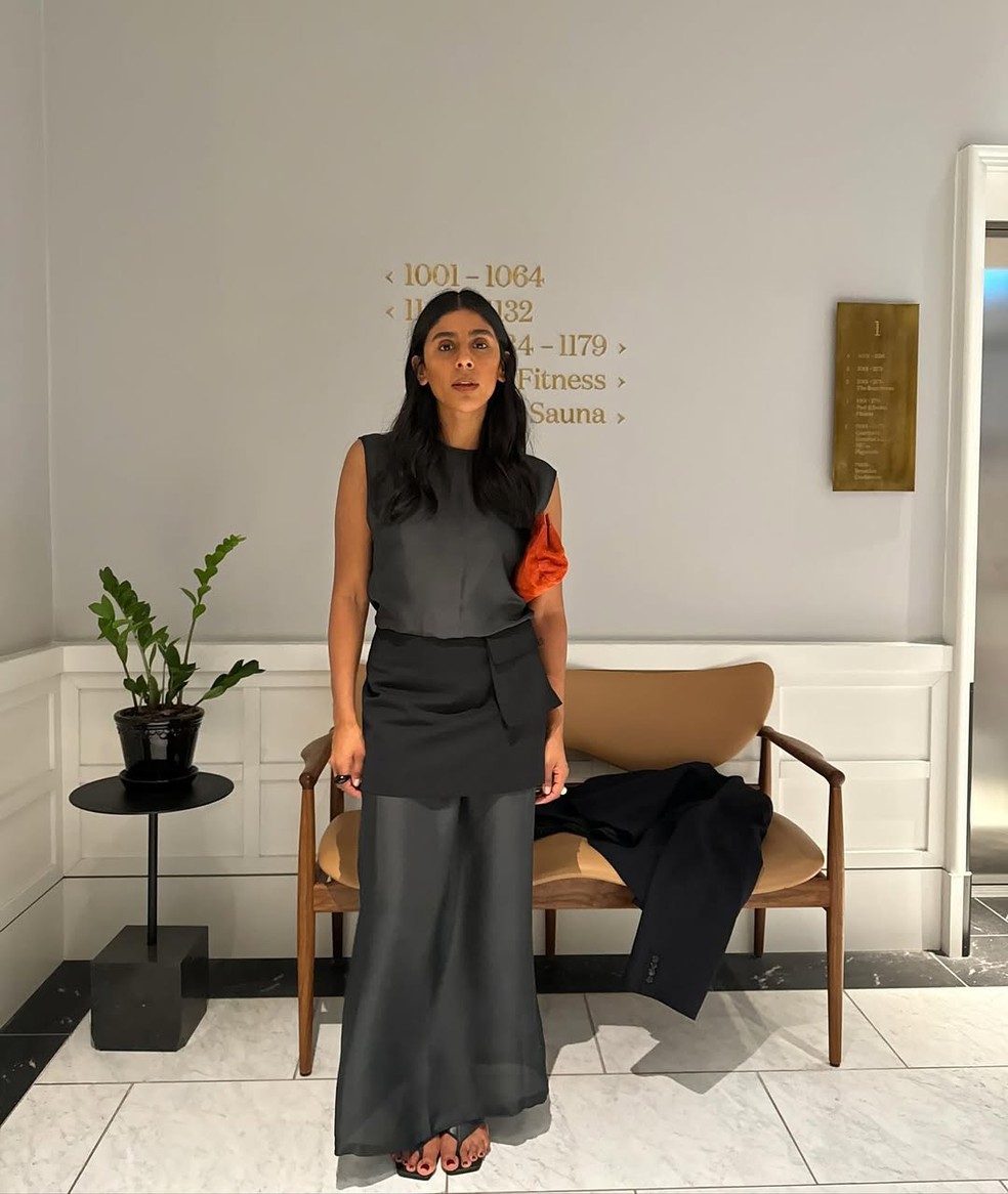 Conjunto all black — Foto: Reprodução/Instagram @monikh