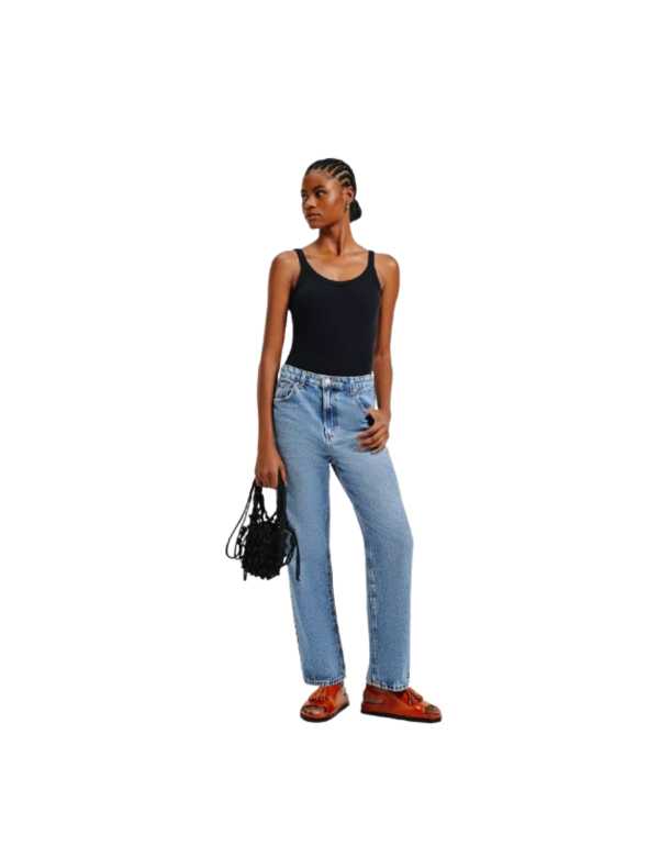 Calça jeans reta Hering