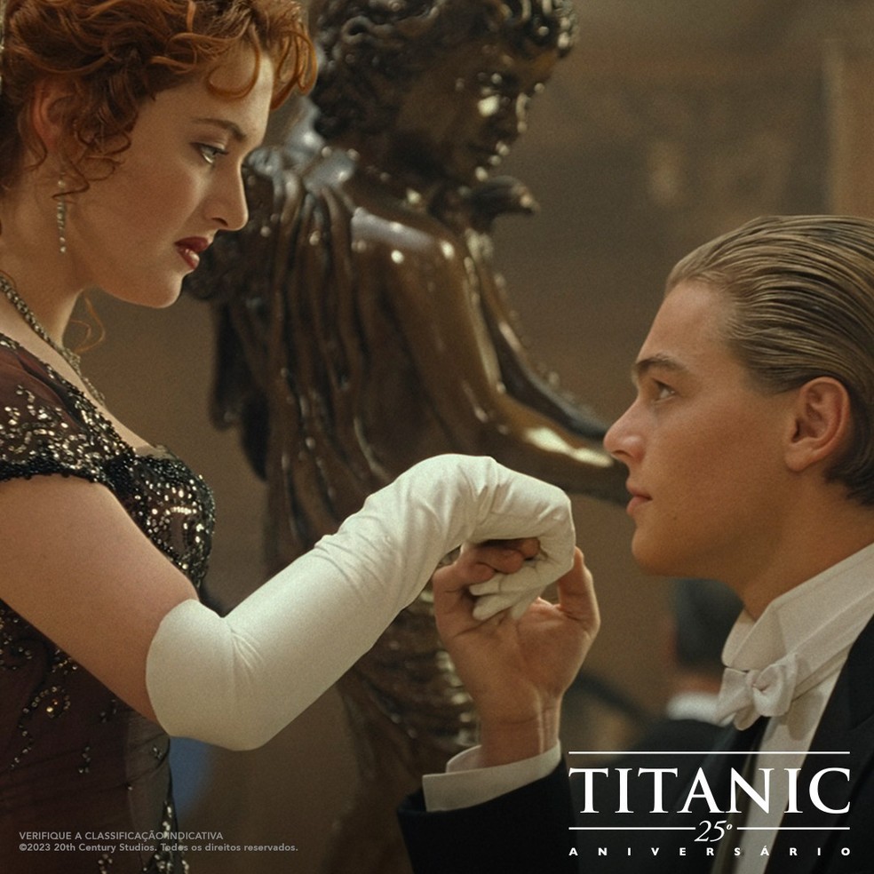 Titanic completa 25 anos e retorna aos cinemas em 3D — Foto: Rerodução/Instagram