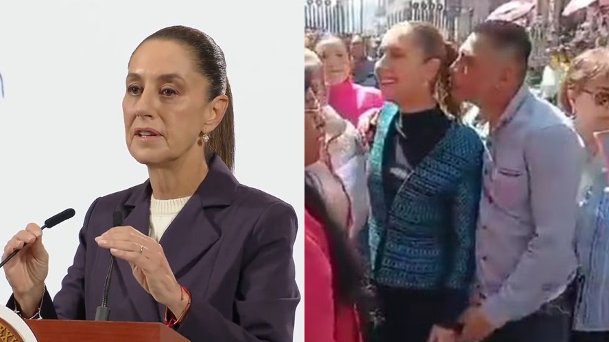 Claudia Sheinbaum falou sobre o assédio durante coletiva de imprensa