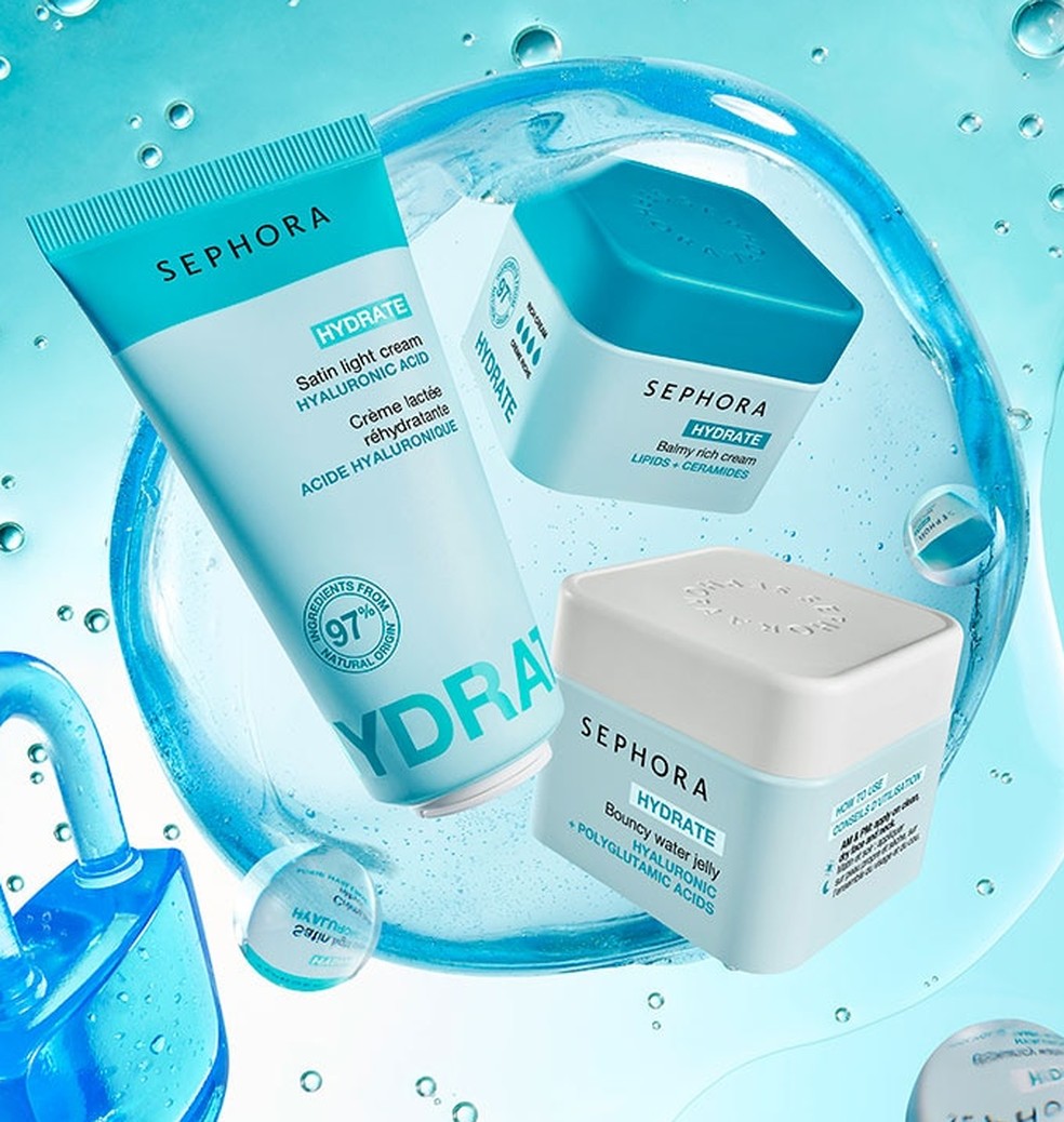 Linha Hydrate, Sephora Collection — Foto: Reprodução