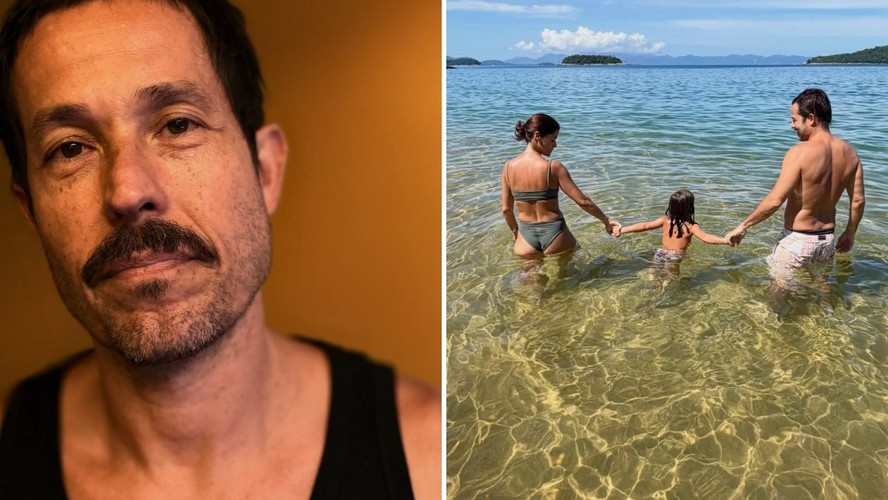 Lembra dele? Ex-'Malhação', Roger Gobeth mostra feriadão ao lado da mulher e da filha: 'Só amor'