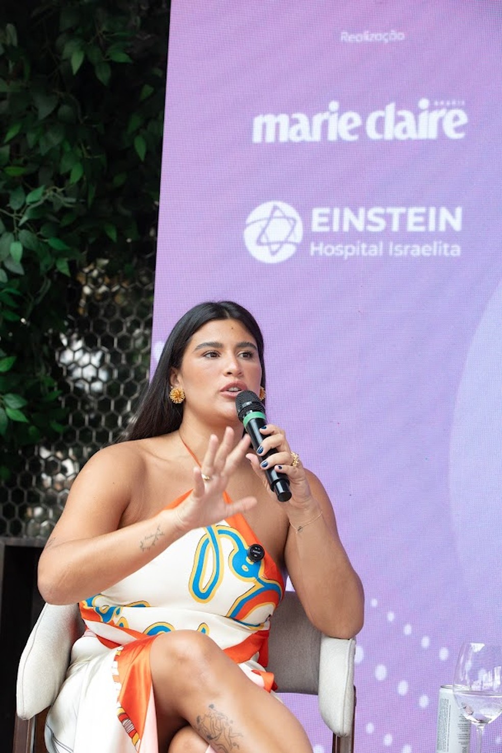 Giulia defende maior equilíbrio entre vida profissional e pessoal — Foto: Weimer Carvalho