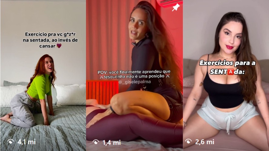 Influencers ensinam métodos de sentada e tesourinha nas redes sociais e ajudam mulheres a ter mais prazer no sexo