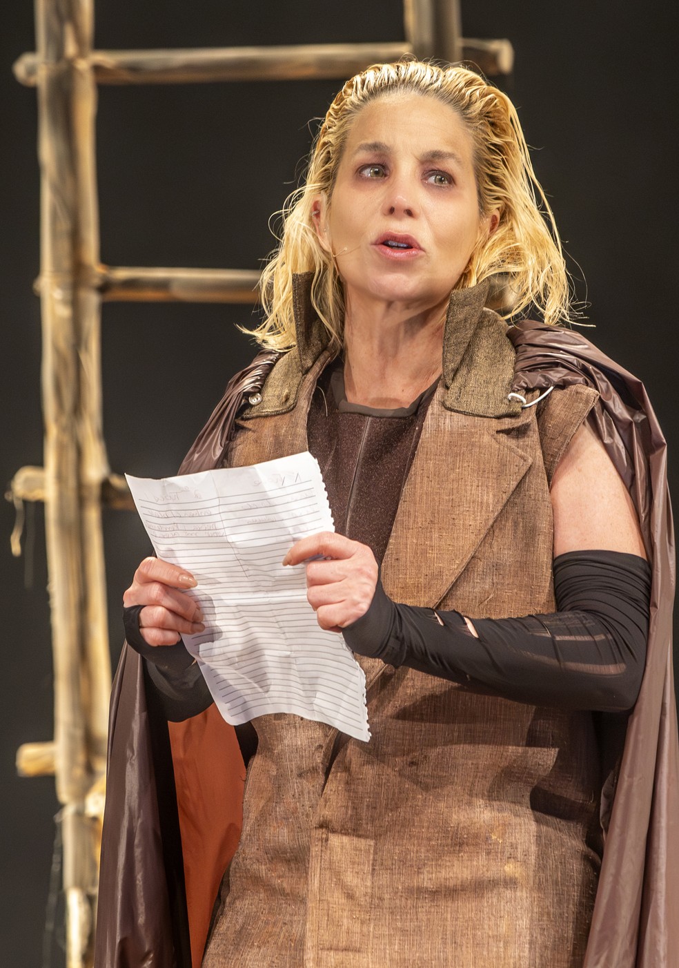 Dani Winits no palco de 'Choque!' — Foto: Dalton Valerio