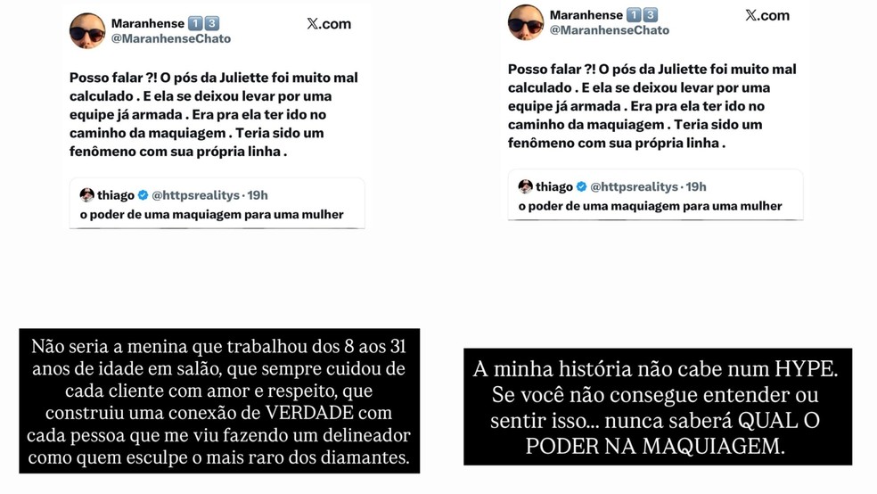 Juliette rebate comentário de internauta — Foto: Reprodução/Instagram
