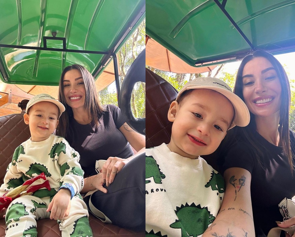 Bianca Andrade falou sobre a experiência de viajar sozinha com o filho pela primeira vez — Foto: Reprodução Instagram