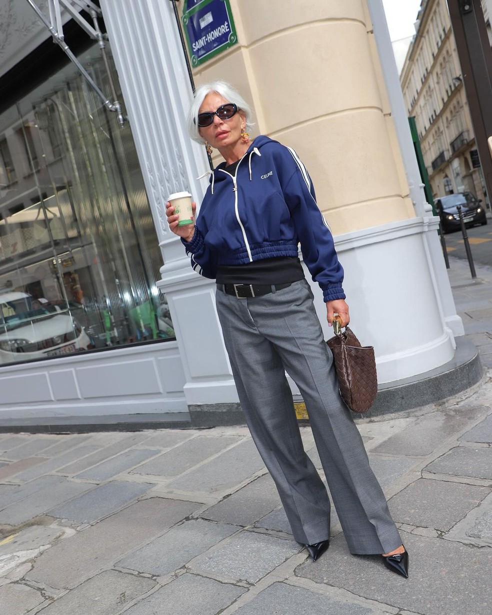 Cinto num look streetstyle — Foto: Instagram @greceghanem