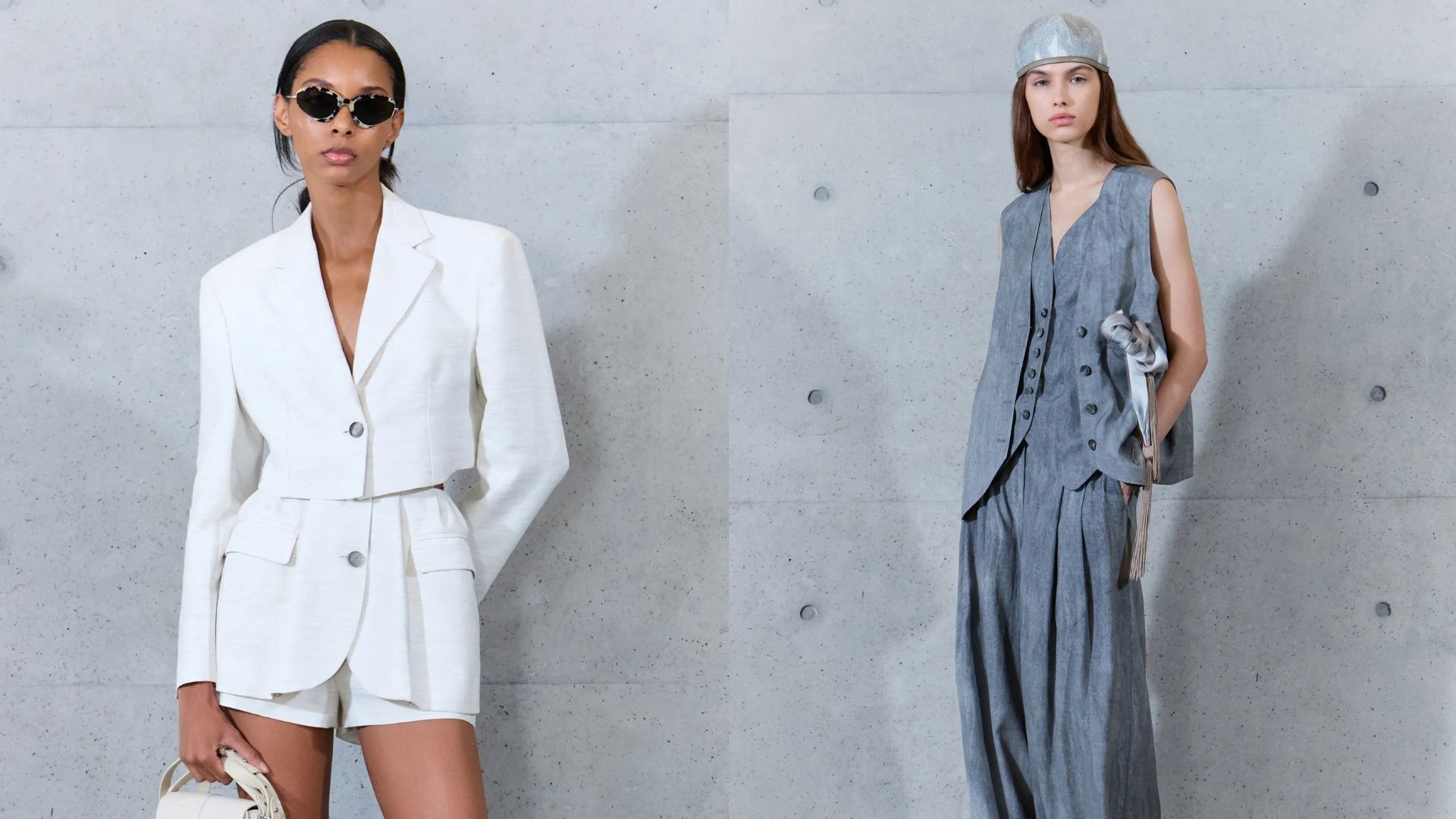MFW: Emporio Armani aposta em cinzas, transparências e alfaiataria ...