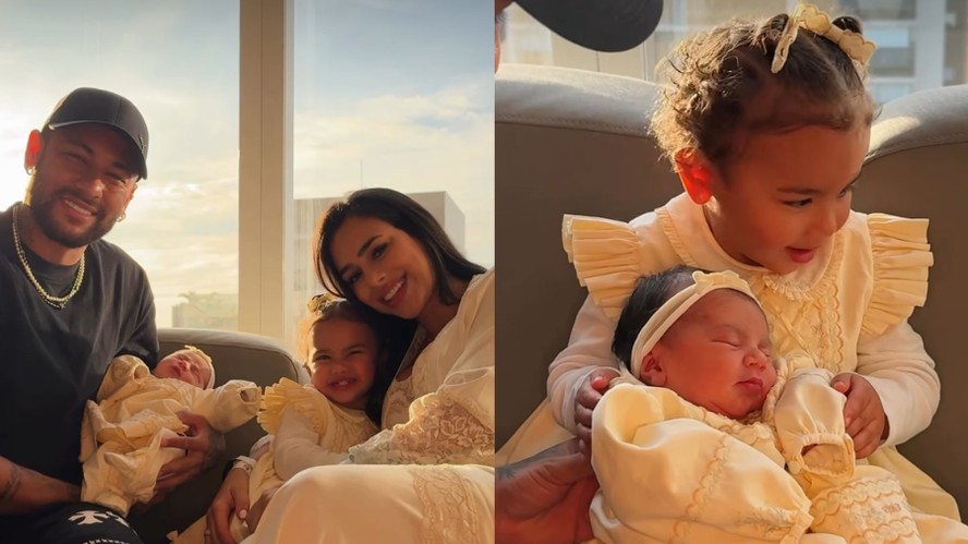 Mãe de duas, Bruna Biancardi revela nomes para filho menino com Neymar: 'Nossa listinha'
