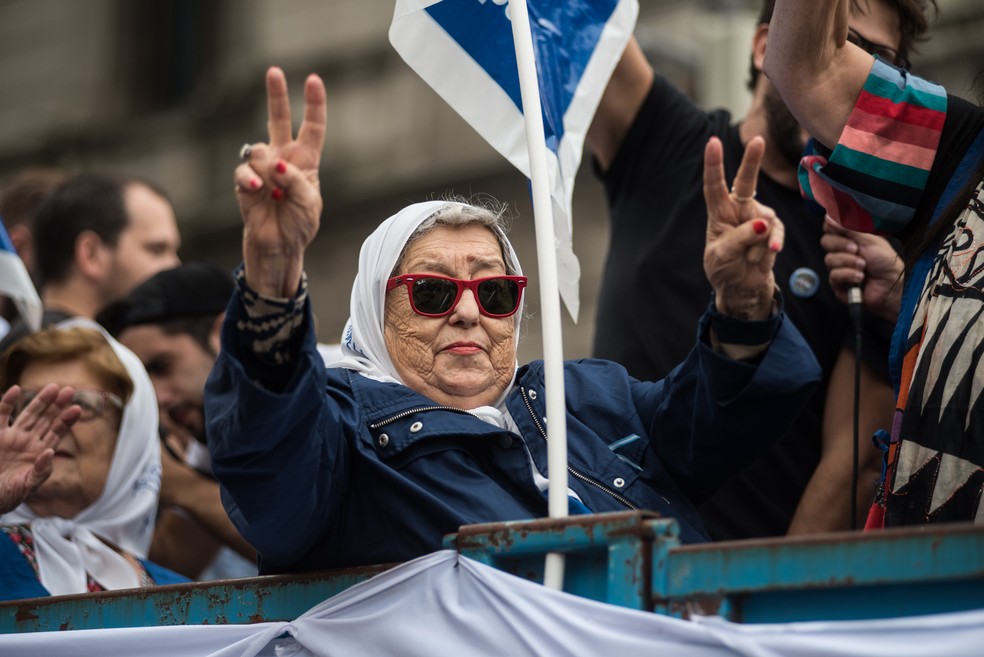Hebe de Bonafini, líder das Mães da Praça de Maio, morre aos 93 anos, na Argentina — Foto: Divulgação